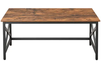 Zdjęcie produktu dla Rustykalne biurko z metalową ramą – 115 cm