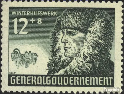 Produktbild von Briefmarken Generalgouvernement 1940 Mi 59 gestempelt Winterhilfe