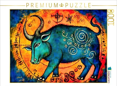 Produktbild von CALVENDO Puzzle Stier: 20. April - 20. Mai | 1000 Teile Lege-Größe 64x48cm Foto-Puzzle für glückliche Stunden