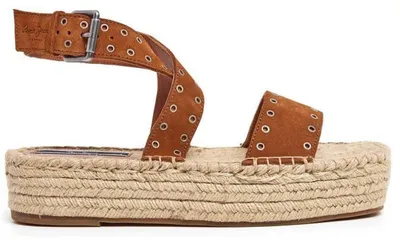 Produktbild von Damen-Espadrilles Pepe Jeans Tracy auf Plateau, braun 36