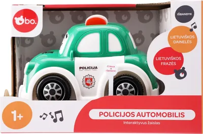 Obrázek produktu pro Interaktivní policejní auto hračka pro děti, vzdělávací vozidlo