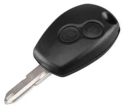 Produktbild von Techstar®-Autoschlüsselgehäuse, kompatibel mit Renault Clio, Megane, Scenic, Laguna, Dacia Logan, Duster, Sandero, 2 Tasten, NE73