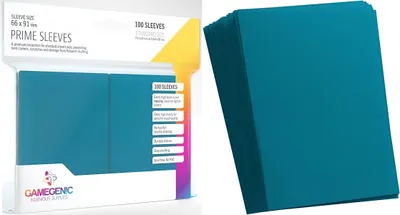 Image de Manches Gamegenic Prime bleues (100 pièces)