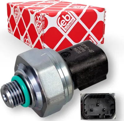 Produktbild von FEBI BILSTEIN Druckschalter Klimaanlage 172236 für BMW 3 Touring (E91) 0,033kg