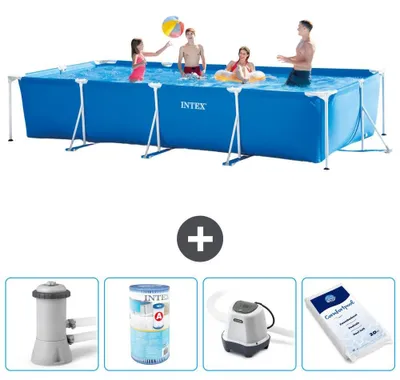 Obrázok produktu pre Obdĺžnikový bazén s rámom – 450 x 220 x 84 cm – 5-dielny – S30273