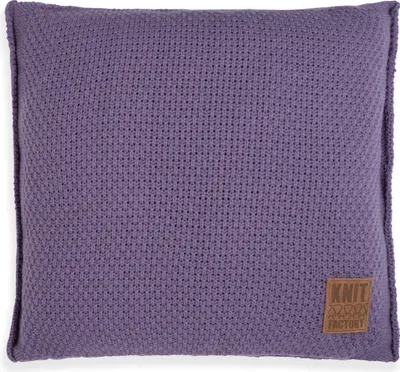 Produktbild von Knit Factory Jesse Kissen - Violett - 50x50 cm