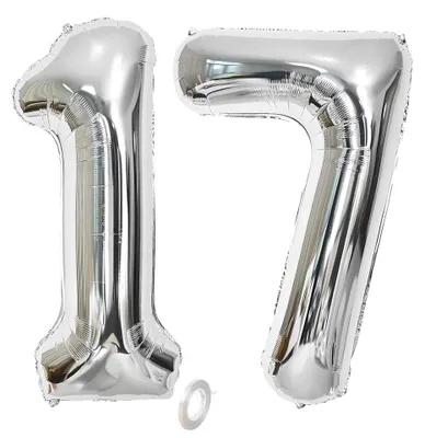 Riesen-Folienballon Zahl 0-100, 101 cm, Helium, Geburtstag
