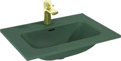 Obrázek produktu pro Umyvadlo na skříňku Jungborn - sanitární keramika zelená 610 mm 146058