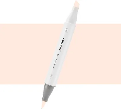Zdjęcie produktu dla Brush & Chisel dwustronny marker alkoholowy OHUHU, R19 Barely Beige