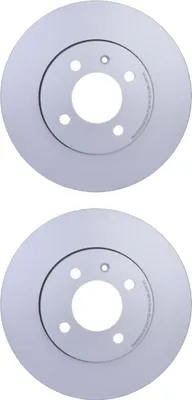 Produktbild von 2 Bremsscheiben außenbelüftet Ø 65 mm 22 mm HELLA für u.a. SKODA CITIGO
