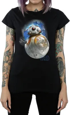 Produktbild von Star Wars: The Last Jedi - T-Shirt für Damen BI1061 (M) (Schwarz)