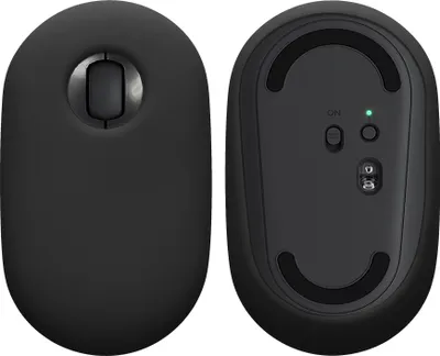 Produktbild von kwmobile Silikon Schutzhülle kompatibel mit Logitech Pebble Mouse Hülle - PC Maus Cover aus softem Silikon - Schwarz