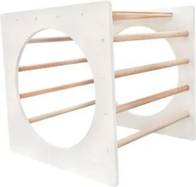Immagine prodotto di Triangolo di arrampicata in legno per bambini | Parco giochi Montessori KlapperSpecht | Cubo di arrampicata | Parete di arrampicata