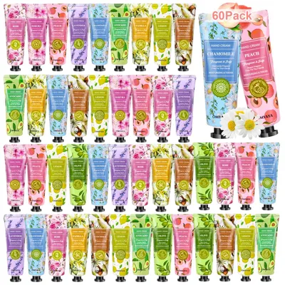Immagine prodotto di Mini set di crema per le mani - Crema per le mani da donna - Set regalo - Crema idratante - Mani profumate - Piccolo set per donne e uomini - Cura delle mani