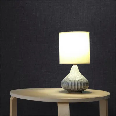 Produktbild von Tapete Einfarbig M1-No.11472 Vliestapete Textilstruktur Schwarz Wohnzimmer Schlafzimmer