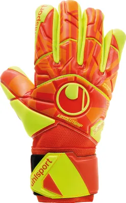 Produktbild von Uhlsport Fußball Dynamic Impulse Absolutgrip HN Torwart Handschuhe Herren orange gelb Größe 8