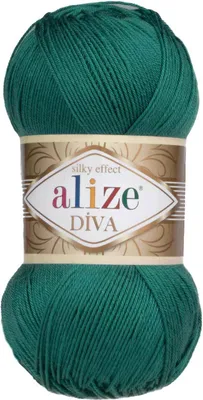Produktbild von 100g Strickgarn ALIZE DIVA Sommerwolle Häkelgarn Wolle