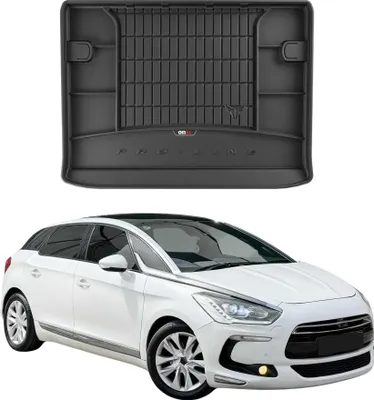 Image de Tapis de Coffre pour Citroen DS5 2011-2015 TPE Noir