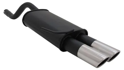 Obrázok produktu pre Novus športový výfuk pre Renault Clio 2 2x76mm SR dizajn zadný tlmič s ABE