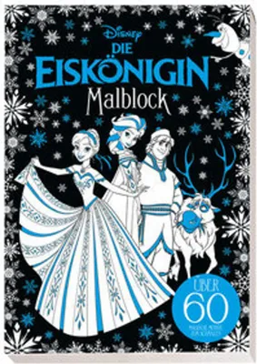 Produktbild von Disney Die Eiskönigin: Malblock: über 60 magische Motive zum Ausmalen