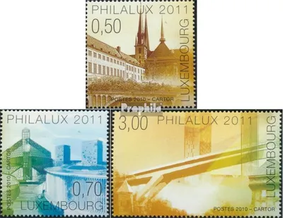 Produktbild von Briefmarken Luxemburg 2010 Mi 1862-1864 (kompl.Ausg.) postfrisch Briefmarkenausstellung