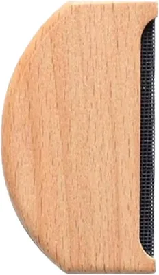 Obrázek produktu pro Odstraňovač chloupků z oblečení - Ruční - 7,7 x 4,5 cm - Barva dřeva