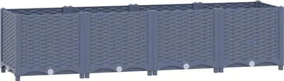 Produktbild von vidaXL Hochbeet 160x40x38 cm Polypropylen