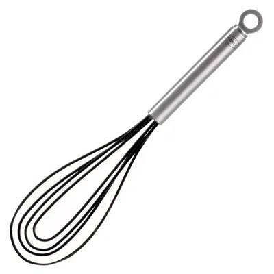 Obrázek produktu pro RÖSLE 95656, Plochá metla, Černá, Nerezová ocel, Silikon, Nerezová ocel, Nerezová ocel, 220 °C, 65 mm
