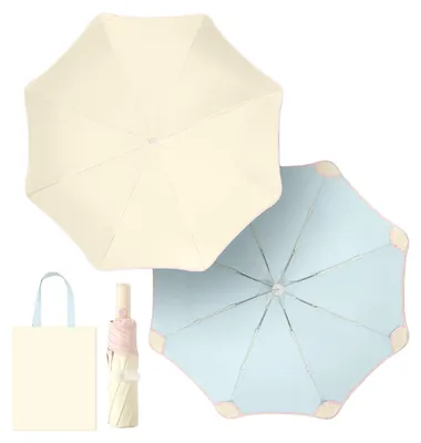 Image de Omgoods - Parapluie pliable compact avec protection UPF 50+