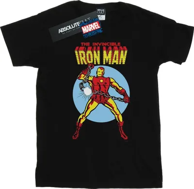 Produktbild von Marvel - "The Invincible" T-Shirt für Herren BI51296 (S) (Schwarz)