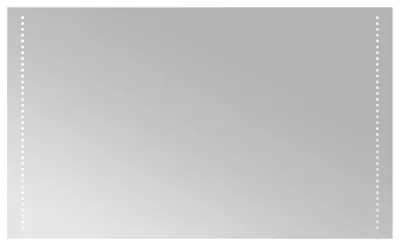 Zdjęcie produktu dla Lustro do łazienki LED vidaXL, przezroczne, 100 x 60 cm, szkło hartowane