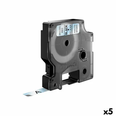 Immagine prodotto di DYMO - Etichetta Dymo Label Manager D1 Poliestere 9mm Trns | 1 pezzo | 5 pezzi