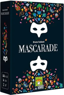The image shows the front and side of a board game box.