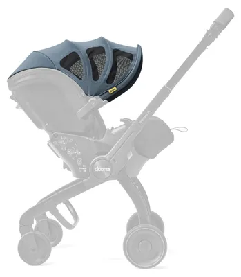 Produktbild von Doona X Summer Canopy - Ocean Blue | Kinderwagen-Sonnenschutz