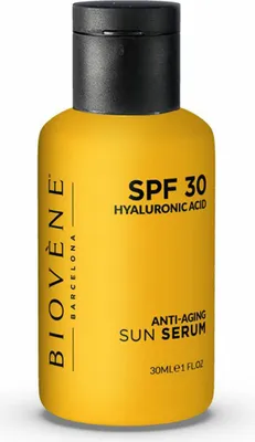 Obrázok produktu pre Ochranný krém na tvár Biovène HYALURONIC ANTI-AGING Spf 30 30 ml Sérum proti starnutiu