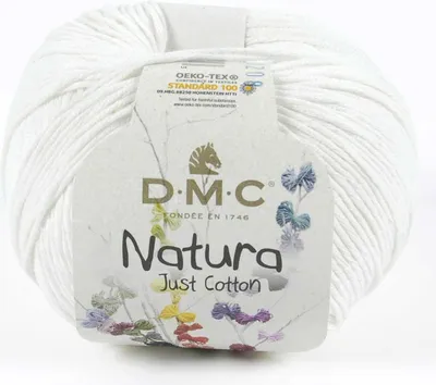 Productafbeelding van DMC Natura Just Baumwolle - zacht, mat garen van 100% gekamd katoen, 302, (Kleur N02)