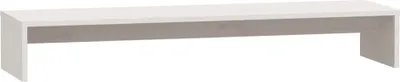 Immagine prodotto di vidaXL Supporto per monitor bianco 100x27x15 cm in legno di pino massiccio