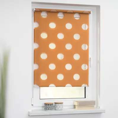 Obrázek produktu pro Roleta dvojitá 45x150cm oranžová