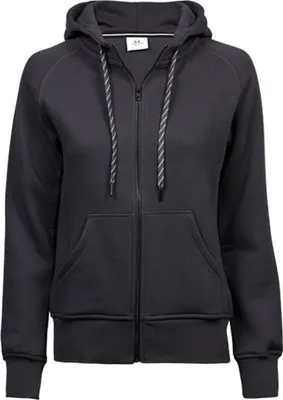 Produktbild von Tee Jays 5436 | Ladies Hooded Zip-Sweat - Farbe: Black - Größe: S