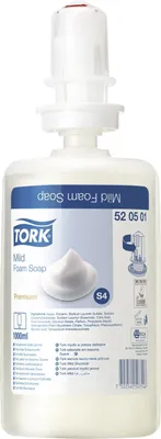 Zdjęcie produktu dla Tork 520501, Skóra, Mydło w piance, Buteleczka z pompką, Nawilżający, Nawadnianie, Świeży, 1000 ml