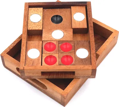 Produktbild von Khun Pan raus - ein schwieriges, variantenreiches Schiebespiel aus Holz