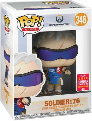 Produktbild von Overwatch - Soldier:76 346 2018 Summer Convention Limited Edition - Funko Pop! -