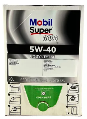Produktbild von Mobil Super 3000 X1 5W-40 20 Liter BAG-IN Box (153741)