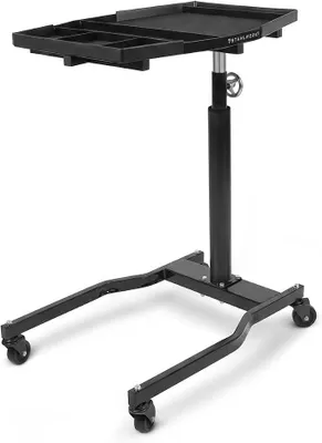 Imagen del producto de Mesa de trabajo con altura ajustable, de 90 a 140 cm, con una capacidad de carga de 75 kg