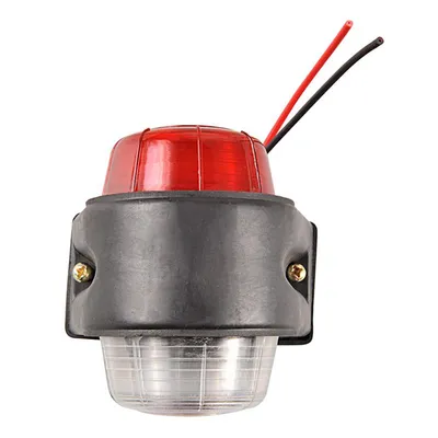 Productafbeelding van Positielamp rood-wit 12V, omrandingslampen voor aanhangers, omtrichslampen voor vrachtwagens