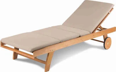Image de FIELDMANN FDZN 9007 Housse pour chaise longue CLASIC FDZN 4007, crème, 100% polyester, imperméable