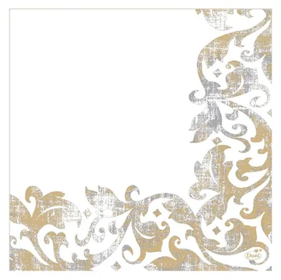 Produktbild von Duni Dunisoft Servietten Festiva white 40x40cm 60 Stück