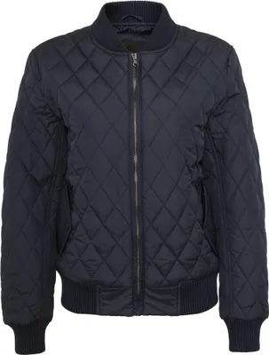 Obrázek produktu pro Dámská prošívaná bunda Urban Classics Ladies Diamond Quilt Nylon Jacket navy - M