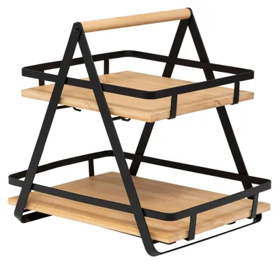Produktbild von Arbeitsplattenregal ORDERA, 2-stufig, 30,5 x 22,5 x 29 cm