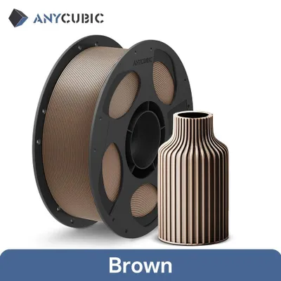 Produktbild von 3D-Drucker Filament - PLA 1,75 mm - 10 kg Großpackung - Für FDM/FFF - Braun